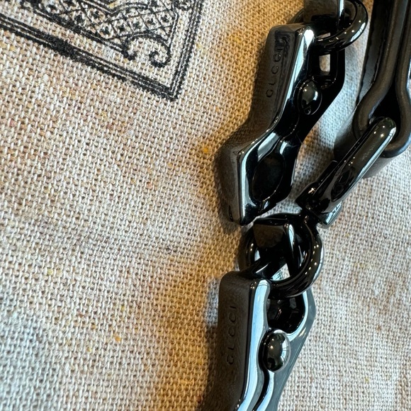 Gucci All Black Mini Bamboo 1947 Top Handle Bag - Picture 6 of 9